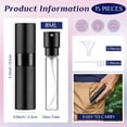 thumbnail image 3 of Botella de aerosol recargable para atomizador de perfume, 8 ml, Remerry x15, negra, 3 of 6