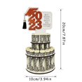 thumbnail image 2 of xiaxaixu Graduation Money Holder, Tiered Congrats Letters Desktop Celebration Party Decor Gift, 2 of 7