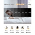 thumbnail image 5 of Ombre White Blackout Curtains 45 Inches Long for Bedroom, Romatic Purple Art Thermal Insulated Room Darkening Black Out Window Curtain Panels Grommet Drapes for Living Room, 5 of 8