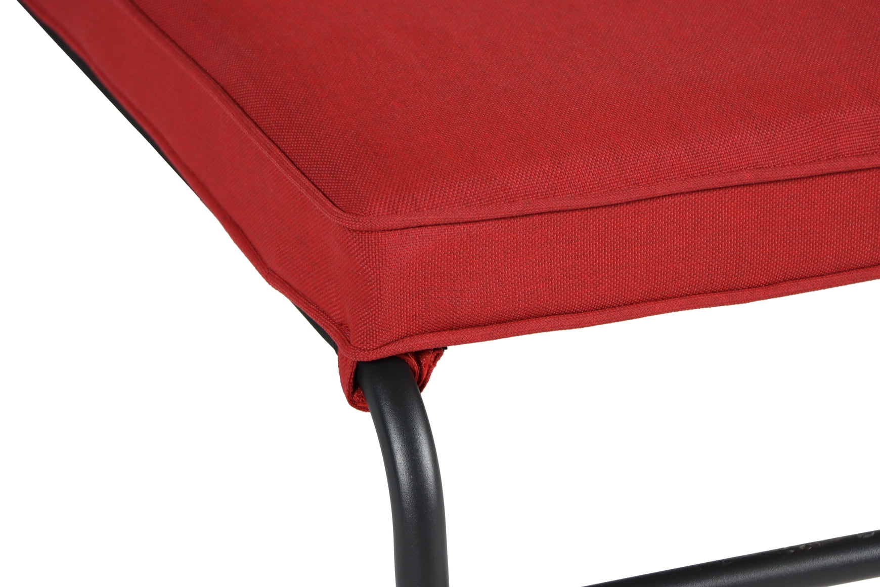 Mainstays Belden Park Cushion Steel Outdoor Chaise Lounge