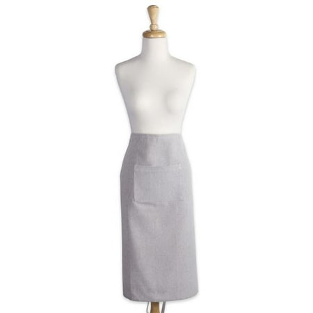 

Stone Brown Solid Chambray Bistro Apron