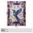 thumbnail image 4 of ONETECH  I Am Always with You Hummingbird Blankets Soft Warm Sherpa Hummingbird Throw Blankets for Kids and Adults Hummingbird Gifts for Women and Girls, 4 of 6