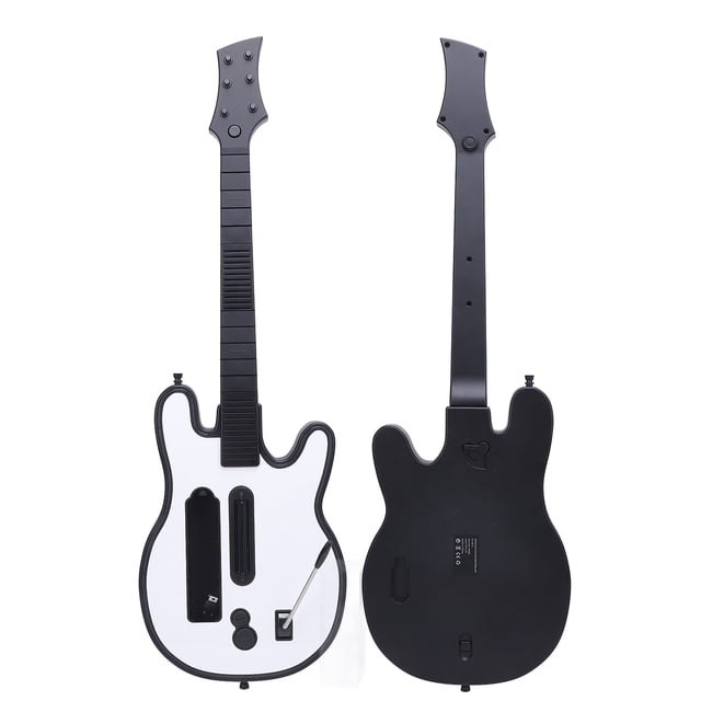 Guitarra De Juego Inalámbrica, Correa Ajustable, Controlador De Juego De Guitarra, Botones Coloridos, Luz RGB Fría, Respuesta Rápida Para Banda De Rock