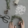 thumbnail image 4 of CIMAXIC Cintres Ronds 100 Pcs Argent pour Projets Décoratifs de Noël en PVC, 4 of 6