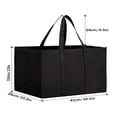 thumbnail image 2 of LEEYNEER 1PC Thick Large Capacity Folding Luggage Bag Tote Bag Reusable Grocery Shopping Bags  Large Tote Bag With Long Handle For Shopping Groceries Clothes, 2 of 6