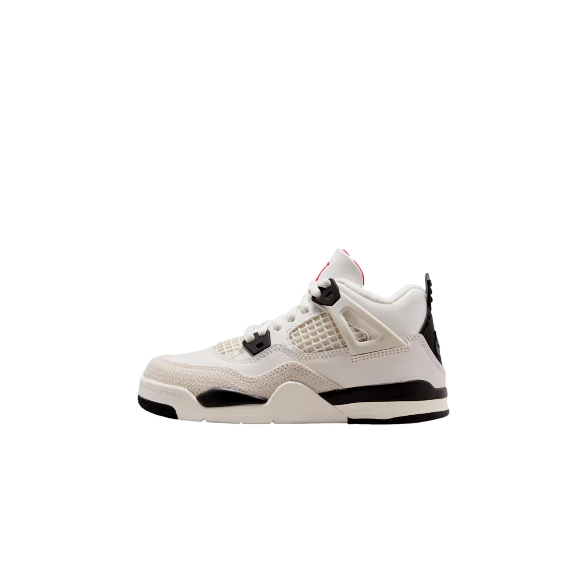 Jordan 4 Retro OG "Flight Club" Little Kids' Shoes Sail/Black im4028-100