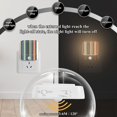 thumbnail image 4 of Yayeee LED Night Lights with Motion Detectors Auto Dusk to Dawn Light Sensors, 2 Pack, Navy Blue Stripes, 4 of 7