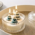 thumbnail image 2 of CELNNCOE Viral Candle , Christmas Tree Candle,Aspen Winter Forest Christmas Tree Shape Candle,Christmas Tree Candle Sticks,Christmas Tree Taper Candles,Mini Tree Shaped Candles for Xmas Deals, 2 of 6
