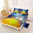 thumbnail image 2 of Erosebridal Sport Tennis Flame Full Size Sheets 4-Piece for Boys,Ball Gamer Bed Sheets for Kids Teens,Luxury Bedroom Decor, 2 of 5