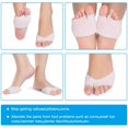 thumbnail image 4 of ChainPlus Silicone Toe Protective Cover [1 Pair] Foot Protection Sleeve Toe Pads Gel for Ballet Shoe High Heels Protective Care Tool, 4 of 8