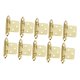 thumbnail image 4 of 10 piezas de bisagras de puerta de gabinete, accesorio para RV, reemplazo semioculto, fácil instalación, bisagra de cierre automático, herrajes para Oro, 4 of 8