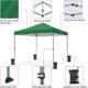 thumbnail image 4 of Songqin 10x10 1-Person Setup Pop Up Canopy Tent, Instant Portable Commercial Canopy Tent, Outdoor Gazebo with 1-Button Push, Wheeled Bag & 4 Sandbags for Home, Party & Outdoor Activities, Dark Green, 4 of 18