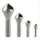 thumbnail image 1 of Juego de Brocas Avellanadoras, 4 Piezas, Herramienta de ChafláN, VáStago Redondo HSS (4241), Broca Avellanadora, para Madera, Metal, PláStico, Plata, 1 of 5
