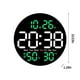 thumbnail image 3 of RKSTN Electronic clock Round Clock Multi-function Remote Control Clock Living Room Wall Clock Home Decoration Digital Electronic Clock Silent Clock Color Screen Clock, 3 of 9