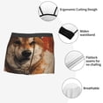 thumbnail image 3 of Susaid Vintage Shiba Inu Art Print Men's Mesh Boxer Briefs Cooling Breathable Sports Underwear Wide Waistband Boxer Briefs W/Fly-X-Large, 3 of 5