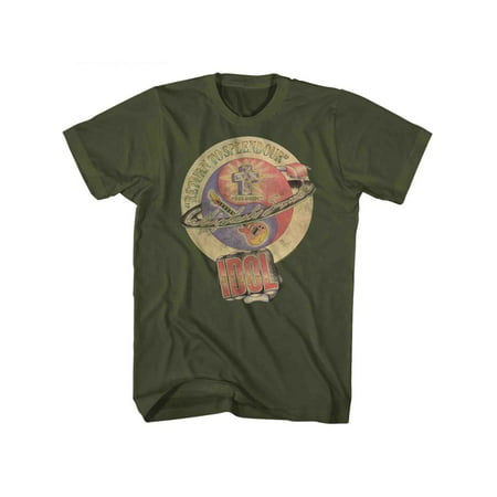 BILLY IDOL-WHIPLASH SMILE-MILITARY GREEN ADULT S/S