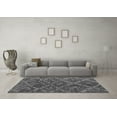 thumbnail image 3 of Ahgly Company Indoor Square Abstract Gray Modern Area Rugs, 7' Square, 3 of 4