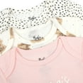 thumbnail image 6 of Baby Essentials Newborn Baby Girls 0 Months Mama’s Mini 5 Piece Bodysuit Set Containing 3 Short Sleeve Bodysuits, 1 Cap & Pair of Socks, 6 of 6