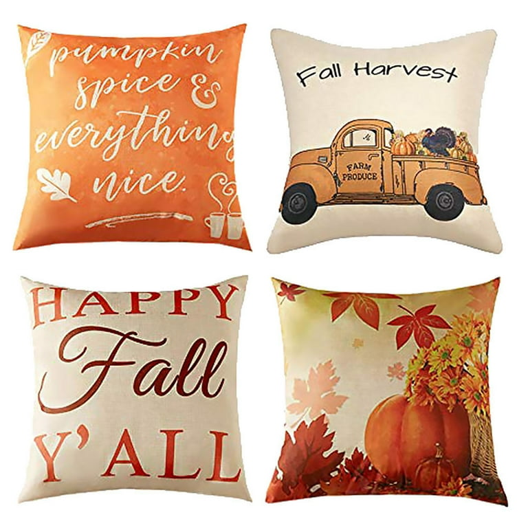 Walmart fall throw clearance pillows