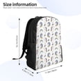 thumbnail image 4 of Balery Funny Kawaii Unicorns Dancing Mochila - Mochila Estilosa y Duradera para Laptop de 15 Pulgadas con Tela Oxford Impermeable, 4 of 8