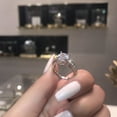 thumbnail image 6 of Engagement Rings for Women, 1.5 Carat Plated Cubic Zirconia Two-In-One Wedding Engagement Promise Eternity Ring Set for Women Size 5-11 Father’s Day Gift, 6 of 6