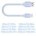 thumbnail image 2 of USB Type C Data Cable Short Type C to USB C Cable Fast Charging for Phone16 15 PowerBank, 2 of 7