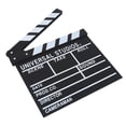 thumbnail image 3 of Director De Madera Escena Clapperboard TV Board Board Film Cut Aft Stick Ajustable Para Soge Props Publicidad Decoración Del Hogar Cosplay Desktop Blackboard, 3 of 7