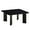 Black Ash, variant on Omax Decor Joss Square Shape Modern Wood Coffee Table in Black Ash