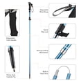 thumbnail image 3 of LIXADA 1 Paire Bâton de Marche Pliable à 5 Sections, 3 of 7