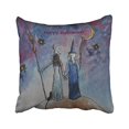 thumbnail image 1 of RYLABLUE Happy Halloween Throw Pillow Covers Cushion Cover Case 18x18 Inches Pillowcases Two Side, 1 of 1