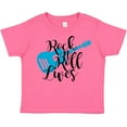 thumbnail image 3 of Inktastic Rock and Roll Lives with Blue Guitar Boys or Girls Toddler T-Shirt, 3 of 5