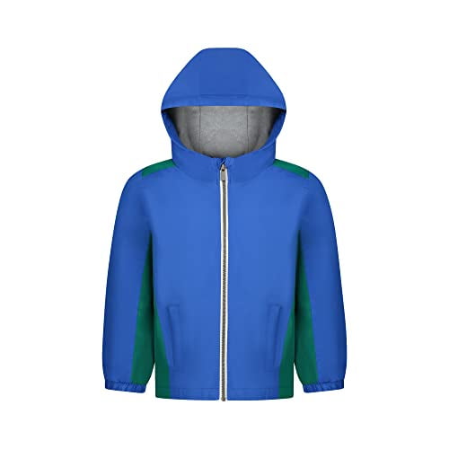 Boys Fleece Lined Midweight Jacket Blue and Green 4 Walmart