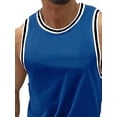 thumbnail image 3 of ORQ Men Athletics Sleeveless Undershirts Basic Round Neck Tank Tops, 3 of 4