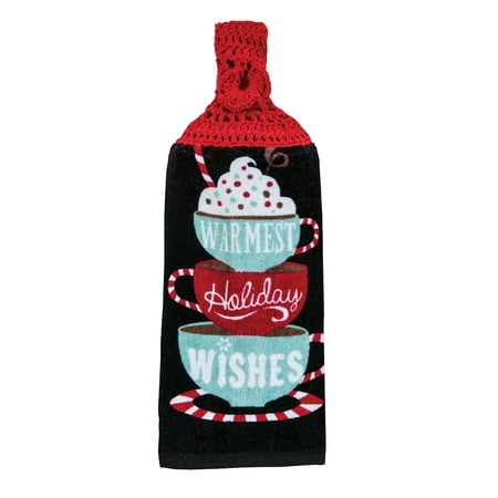 Mary Maxim Cocoa Cups Towel Topper Kit Yarn