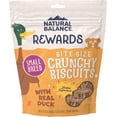 thumbnail image 1 of Lot de 4 - Gâteries pour Chiens Natural Balance Récompenses Biscuits Croquants avec de Vrais Canards, Sac de 227 g, 1 of 5
