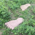 thumbnail image 4 of Large 12'' Human Foot Print Stepping St Concrete Plaster Garden Path, 4 of 8