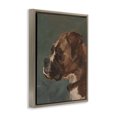 thumbnail image 3 of Stupell Industries Transitional Bulldog Gazing Portrait Brown Floating Frame Canvas Art, 17 x 21, by Ethan Harper, 3 of 8