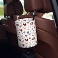 thumbnail image 5 of Wukai Farm Birds Goose Print Car Trash Can - Easy to Clean Hanging Garbage Bin - Removable Liner - Leak-Car Garbage Can - Waterproof Trash Can for Car and SUV, 5 of 7