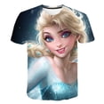 thumbnail image 2 of Nueva camiseta Anna Elsa con estampado de animales para niñas, camiseta Unisex de Elsa, ropa para niños, Top de dibujos animados para 3, 4, 5, 6, 7, 8 años, ropa de cumpleaños para niños 12T Gao Jinjia LED, 2 of 2