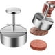 thumbnail image 1 of Prensa para hamburguesas, prensa manual para carne para hamburguesas, prensa para hamburguesas ajustable de acero inoxidable, ideal para carne de res, verduras, hamburguesas y para cocinar (C - 4 in), 1 of 7