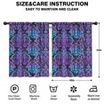 thumbnail image 2 of Blackout Kids Curtains,Purple and Blue Damask Pattern Childrens Insulated Curtains Set Of 2,Bedroom Essentials,Toddler Room Decor 42x54in(106x137cm), 2 of 5