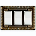 thumbnail image 1 of Metal Light Switch Plate Cover Elegant Victorian Floral Frame Black FRA076, 1 of 13