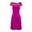 A215 Hot Pink, variant on Velvet Dress for Women, Off Shoulder One Shoulder Strapless Mini Dresses with Fleece Collar, Holiday Party Evening Sundress