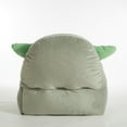 thumbnail image 6 of Disney Star Wars The Mandalorian Baby Yoda Figural Kids Bean Chair, Grey (Ages 3+), 6 of 7