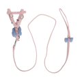 thumbnail image 1 of Pet Pig Vest Harness with Leash Set EscapeProof Walking Harness Strap for Small Animals(Purple Pink M 3545cm/13.817.7in), 1 of 2