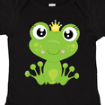thumbnail image 4 of Inktastic Cute Frog, Green Frog, Frog Princess, Crown Girls Baby Bodysuit, 4 of 5