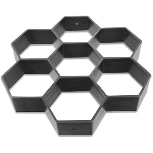 Molde hexagonal reutilizable para adoquines de hormigón, paso a paso, piedra de cemento para aceras, entradas y patios