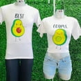 thumbnail image 3 of Playera Duo Parejas 2 Piezas Estampado de Aguacate Pareja Color Blanco Talla Mediana Marca Emil SaEs, 3 of 4