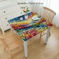 BANET Peace Symbol Tablecloths Colorful Geometric Print Print Table ...