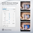 thumbnail image 3 of N680E 1080P Webcam with Ring Light, Privacy Cover and Dual Microphone, Advanced Auto-, Adjustable Brightness, Streaming Web Camera for Zoom Skype Facetime, PC  Laptop Desktop, 3 of 10